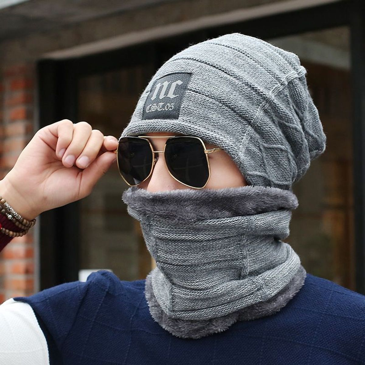 GENERICO - GORRO Y CHALINA CONJUNTO UNISEX