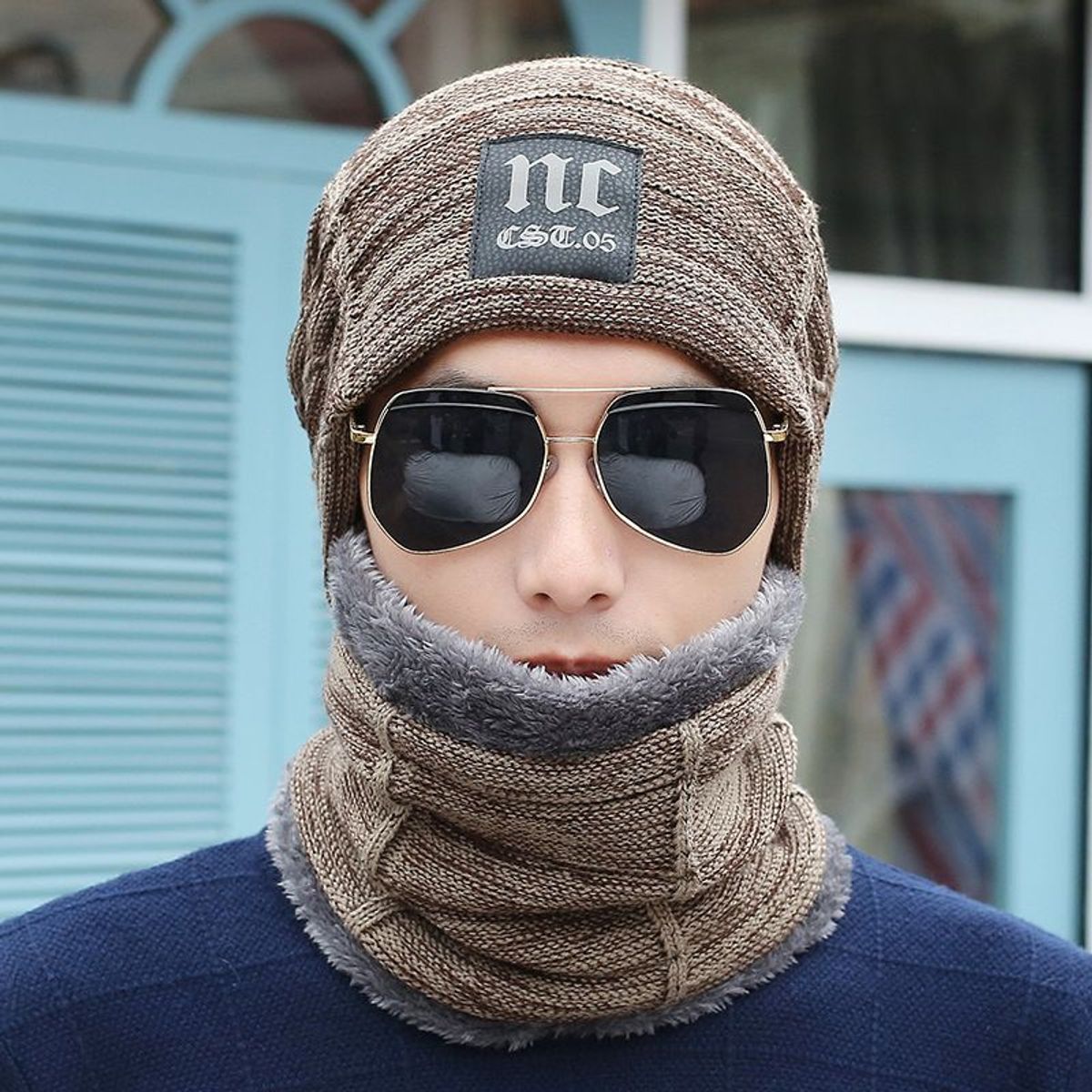 GENERICO - GORRO Y CHALINA CONJUNTO UNISEX