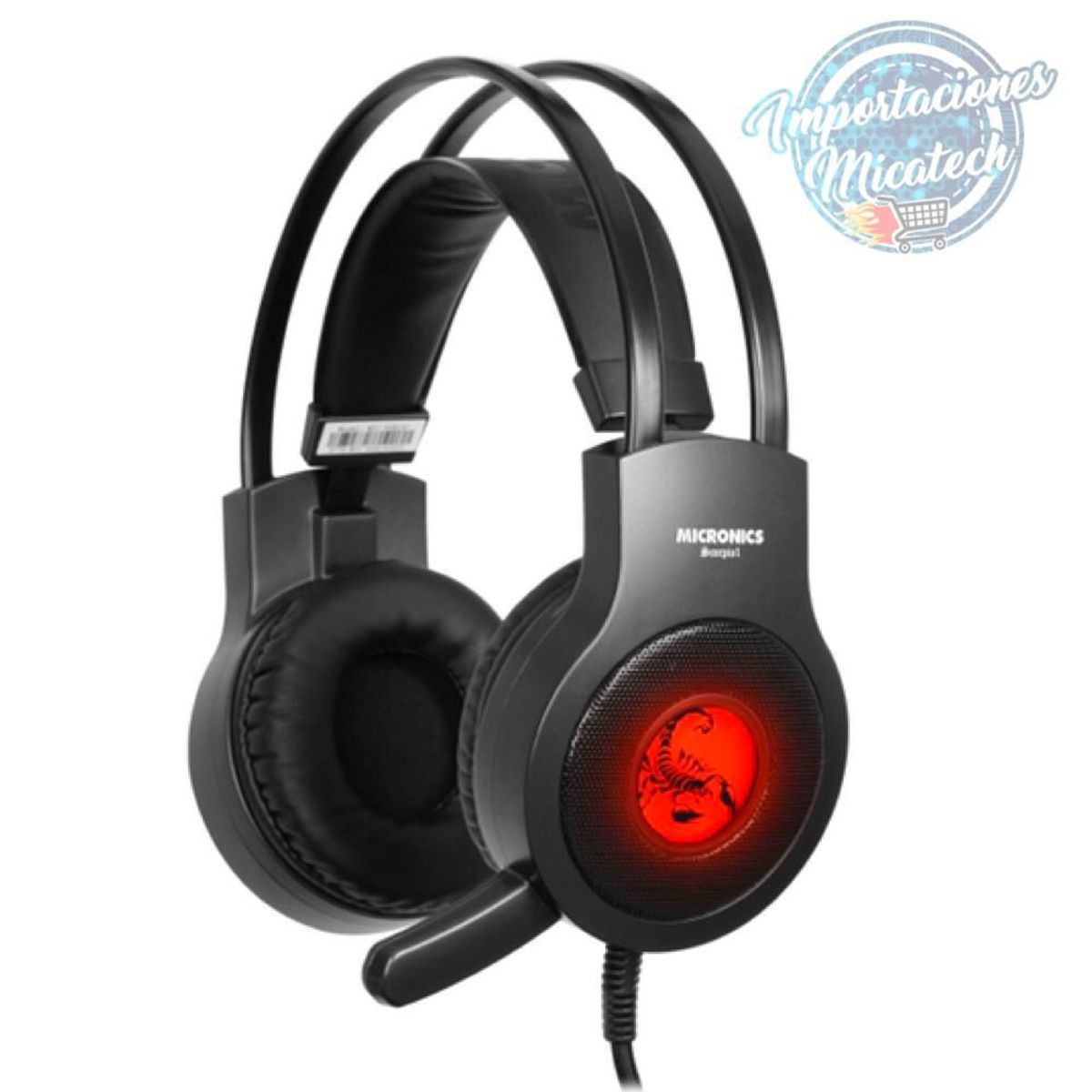 MICRONICS - Audífono Gamer Micronics Modelo Scorpio cn Micrófono