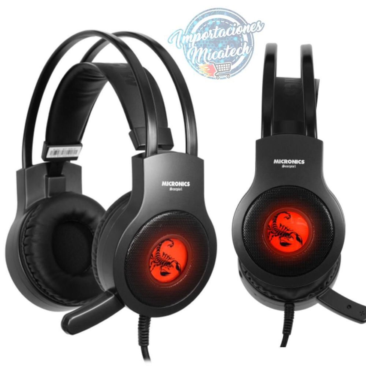 MICRONICS - Audífono Gamer Micronics Modelo Scorpio cn Micrófono