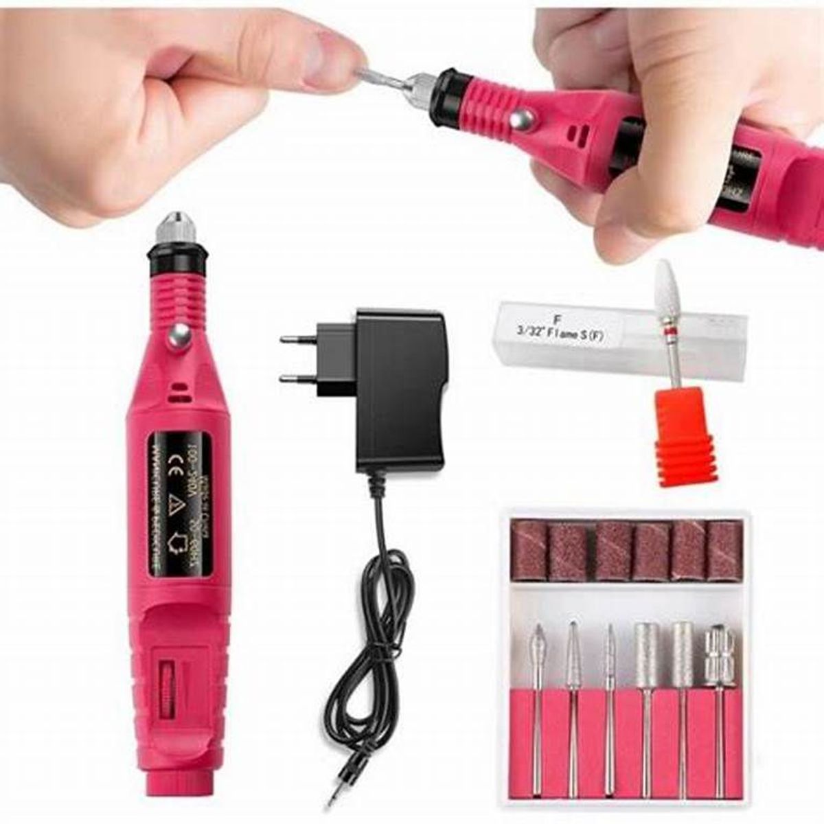 GENERICO - Lima Eléctrica Para Manicura Y Pedicura  Pulidora