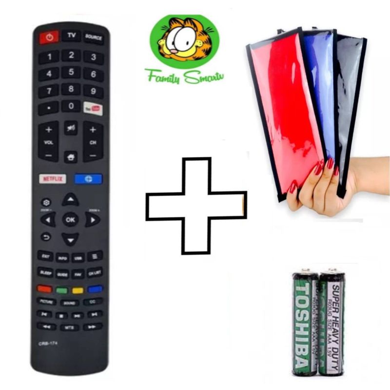 GENERICO - Control Remoto Genérico para tv Smartv Recco  Funda