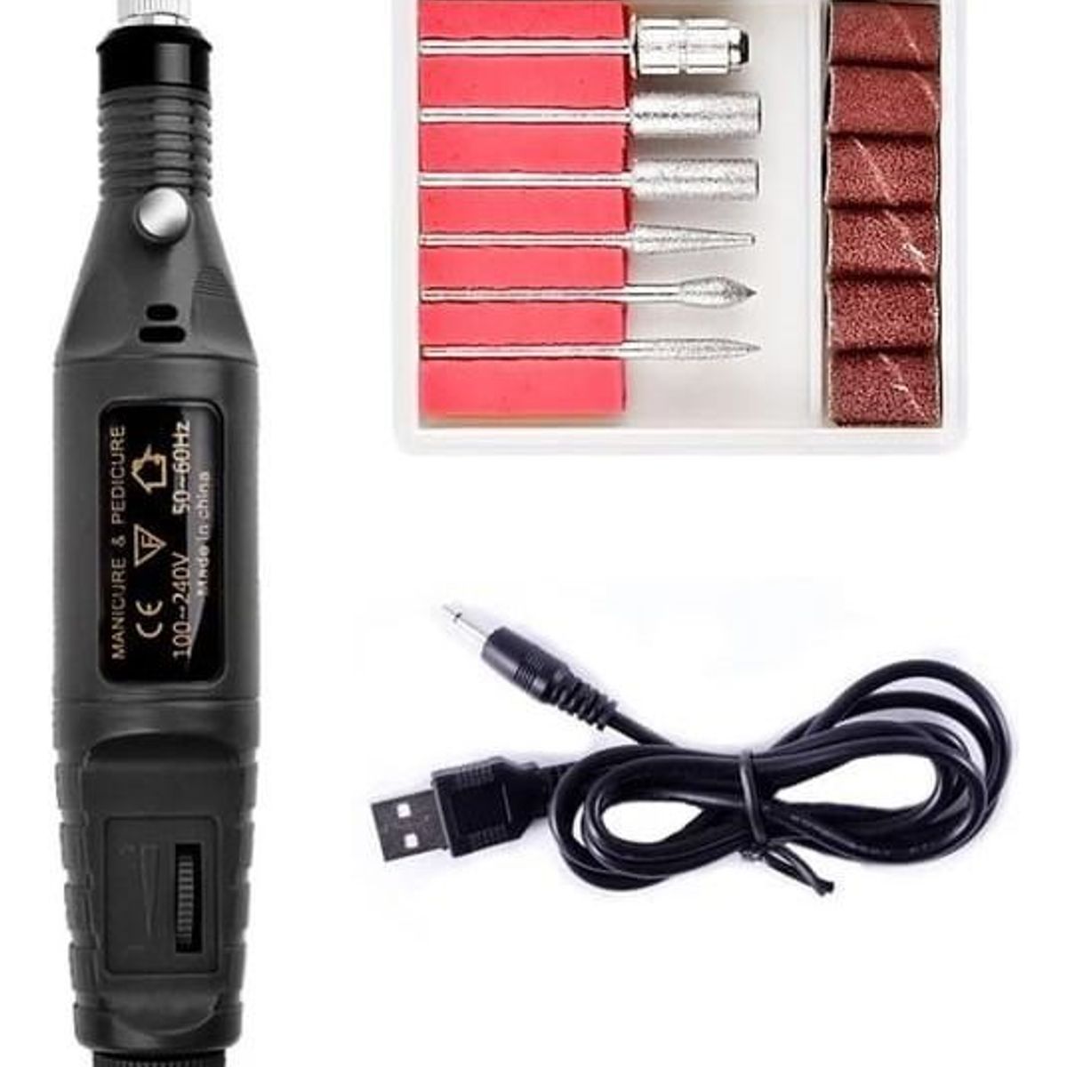 GENERICO - Lima Eléctrica Para Manicura Y Pedicura  Pulidora