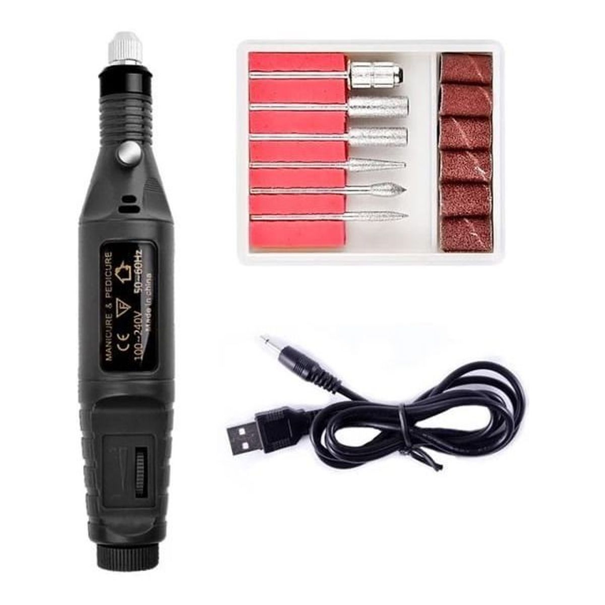 GENERICO - Lima Eléctrica Para Manicura Y Pedicura  Pulidora