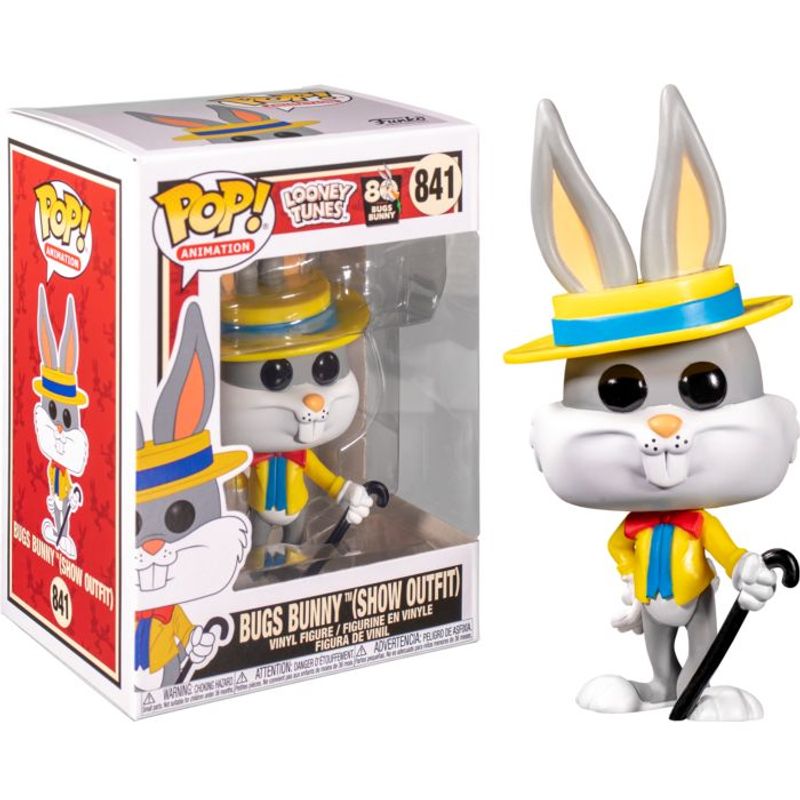 FUNKO - Funko Pop Bugs Bunny Show Outfit 841 - Looney Tunes Bugs 80