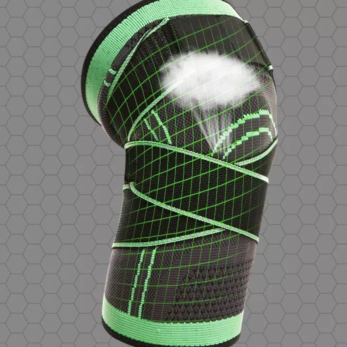 GENERICO - Rodillera Ortopédica Deportiva de Compresión Ajustable Gimnasio - Gym