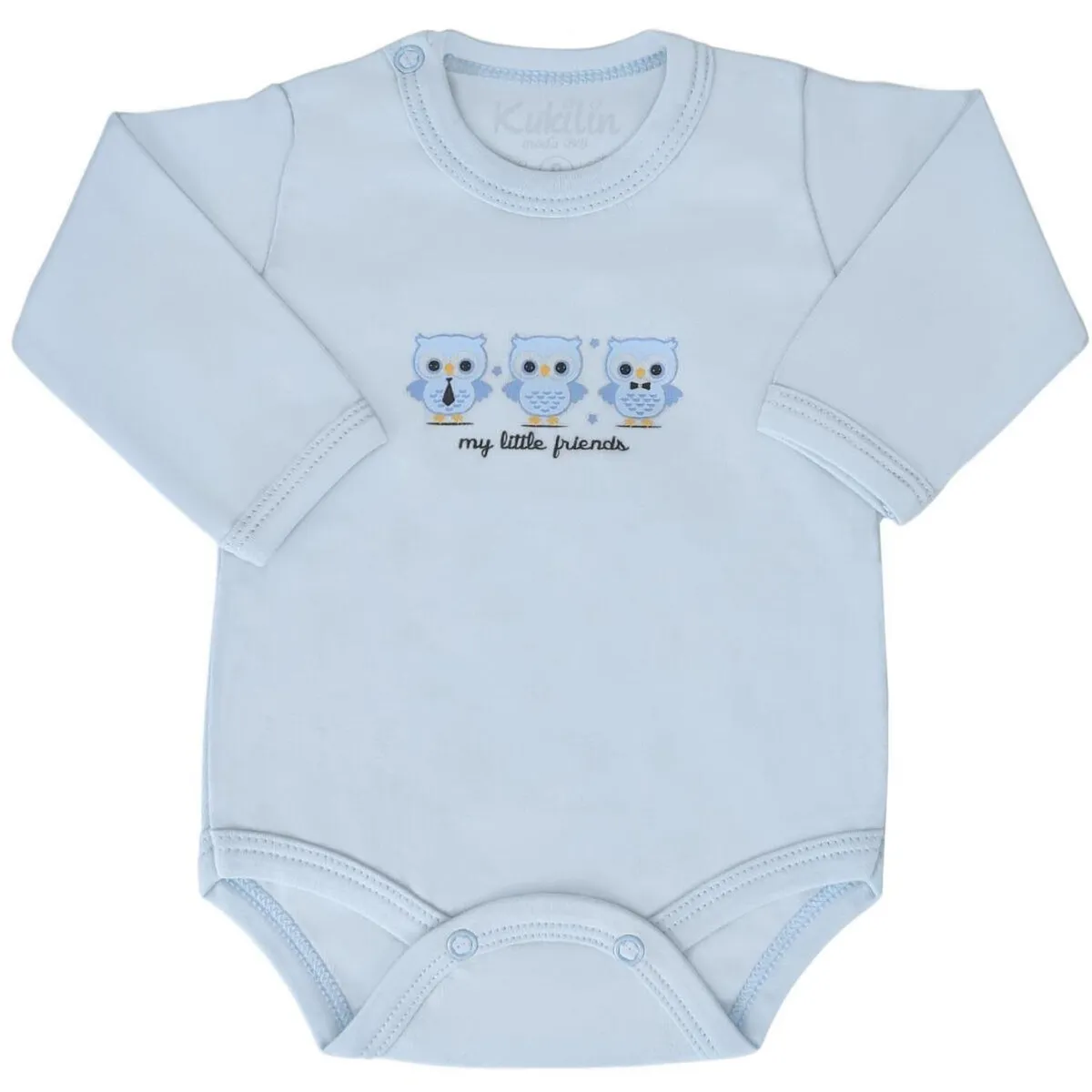 GENERICO - Set 3 Bodys Bebe Manga larga 100% algodón - M02