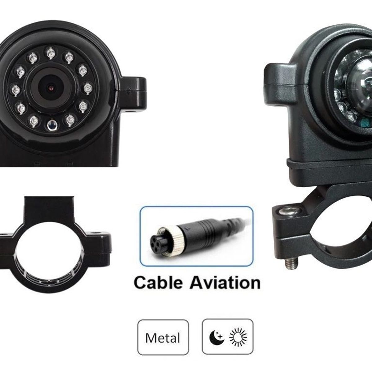 GENERICO - Camara Exterior Lateral Espejo Vehicular Camion AHD