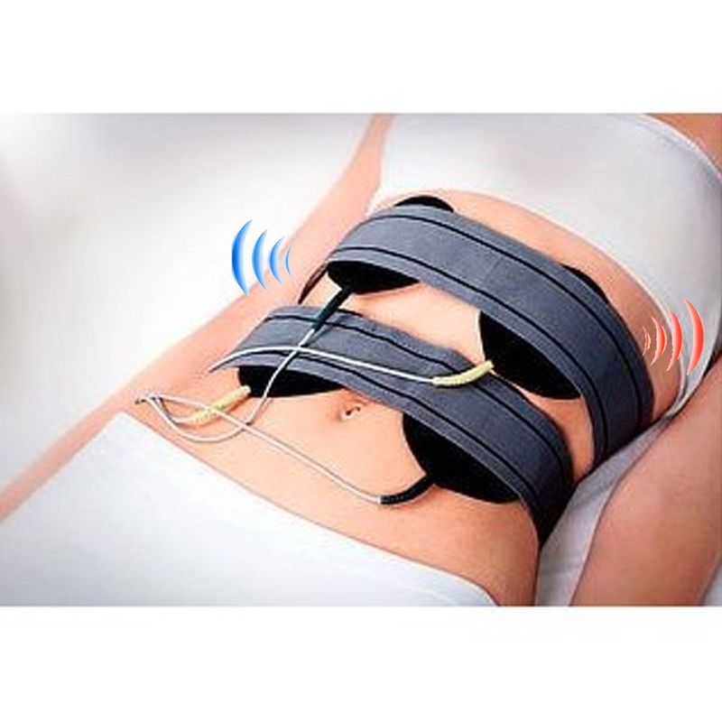 GENERICO - Pack de 8 electrodos premium de 9''x9 '' ondas rusas