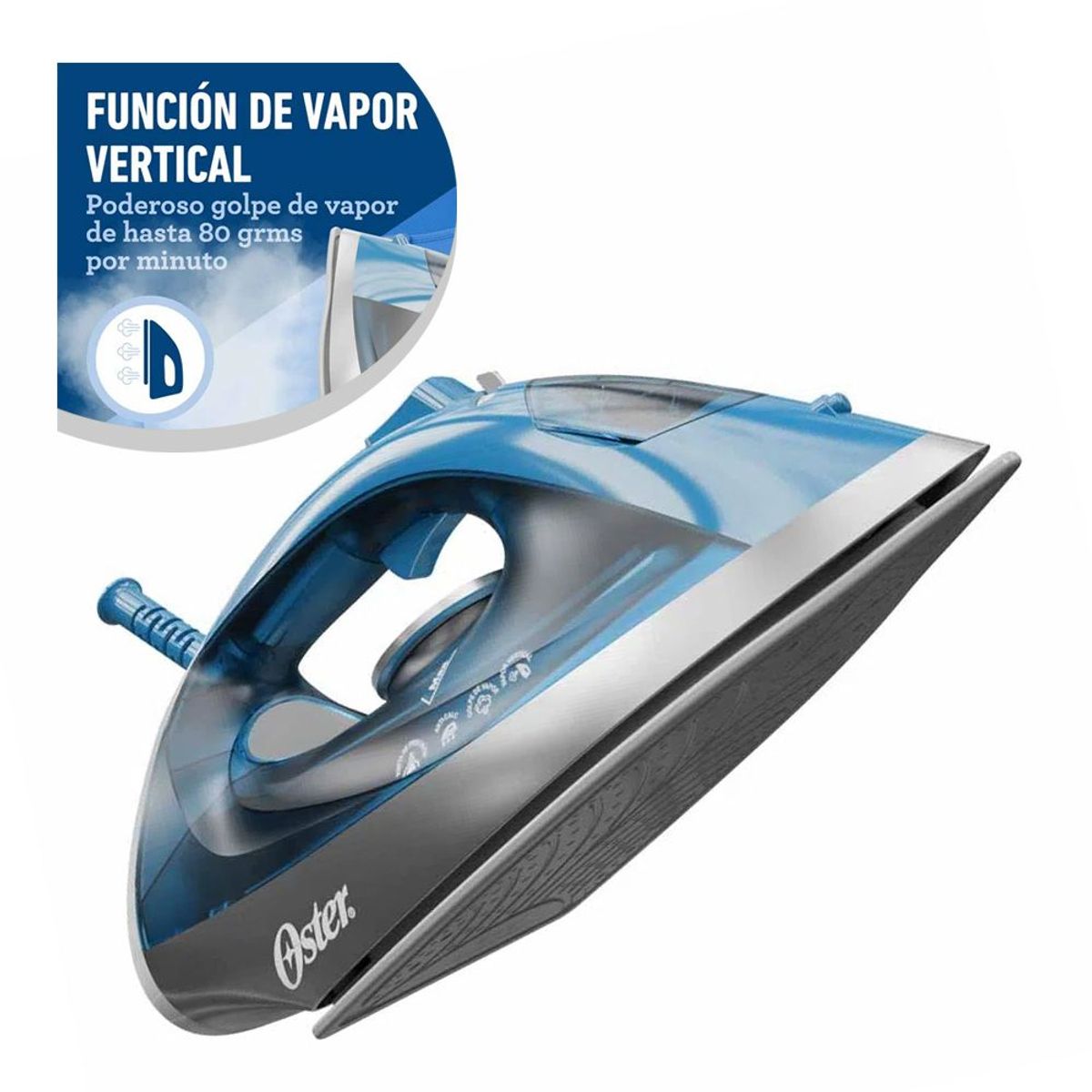 OSTER - Plancha a vapor Oster con suela de cerámica