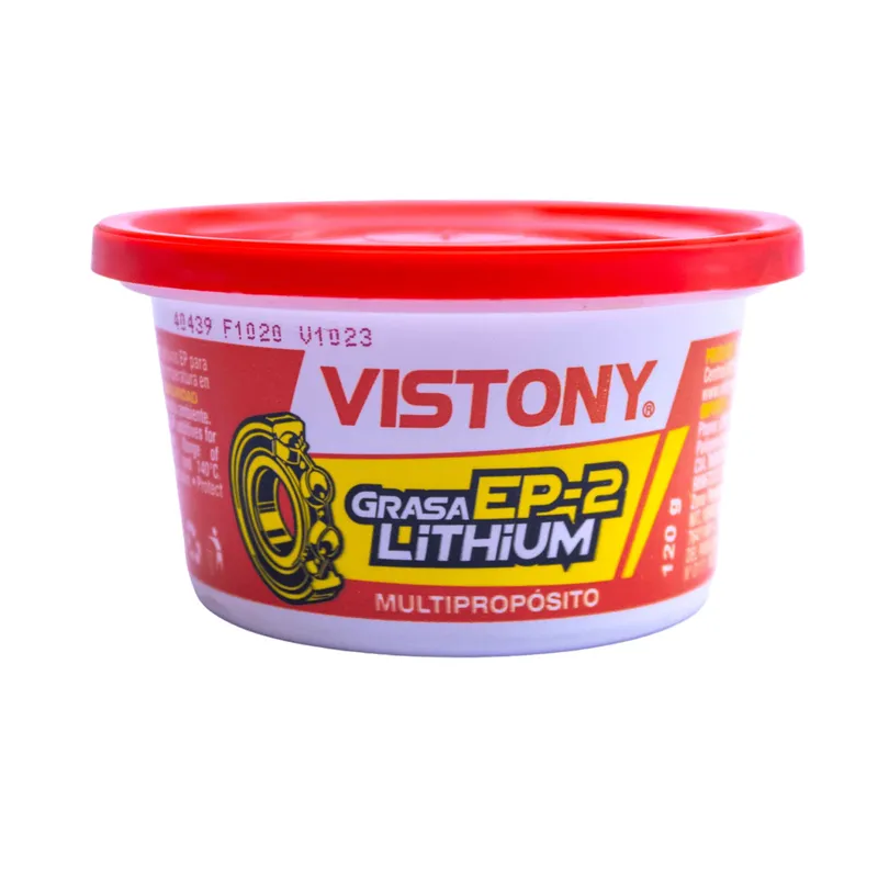 VISTONY - Grasa Multiproposito Litio EP-2 Roja 120gr - Vistony