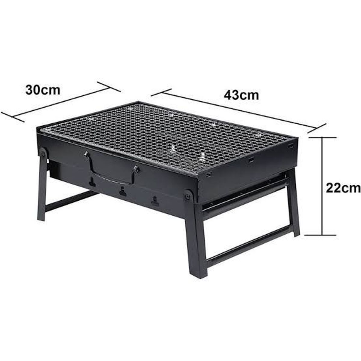 OEM - Mini Parrilla para Camping Jardín para Barbacoa Portatil Plegable