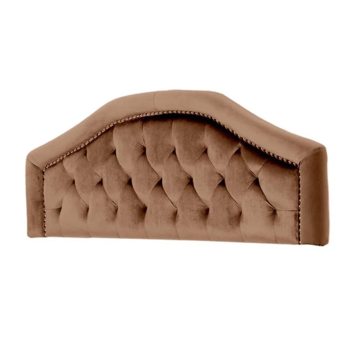 MAVISAC - Cabecera Reina Mavisac Plaza Queen Color Camello - Tela