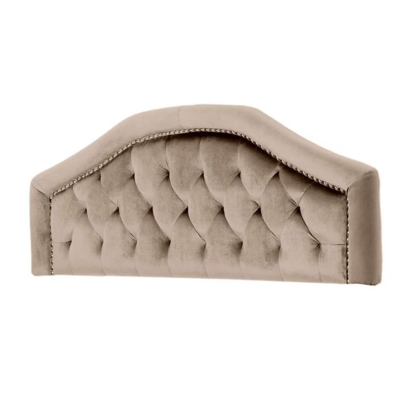 MAVISAC - Cabecera Reina Mavisac Dos Plazas Color Beige - Tela