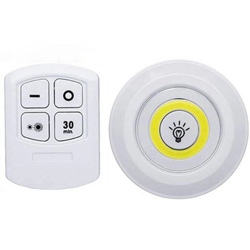 OEM - Luz LED con Control Remoto Apagado Automatico 30min