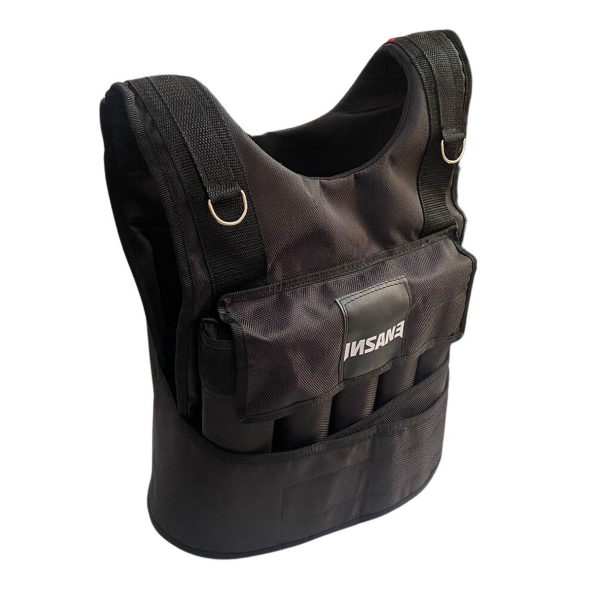 ALPHA GYM - Chaleco lastrado de 10kg peso regulable nac Calisten Card