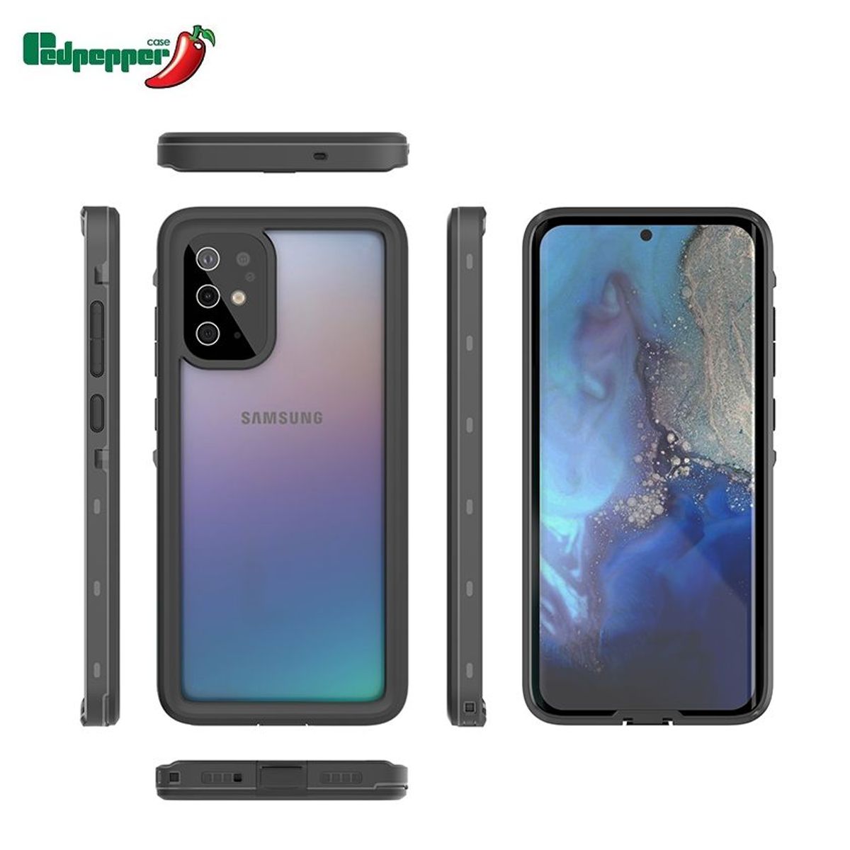 GENERICO - Case Redpepper Acuatico para Samsung Galaxy S20 ULTRA - Negro