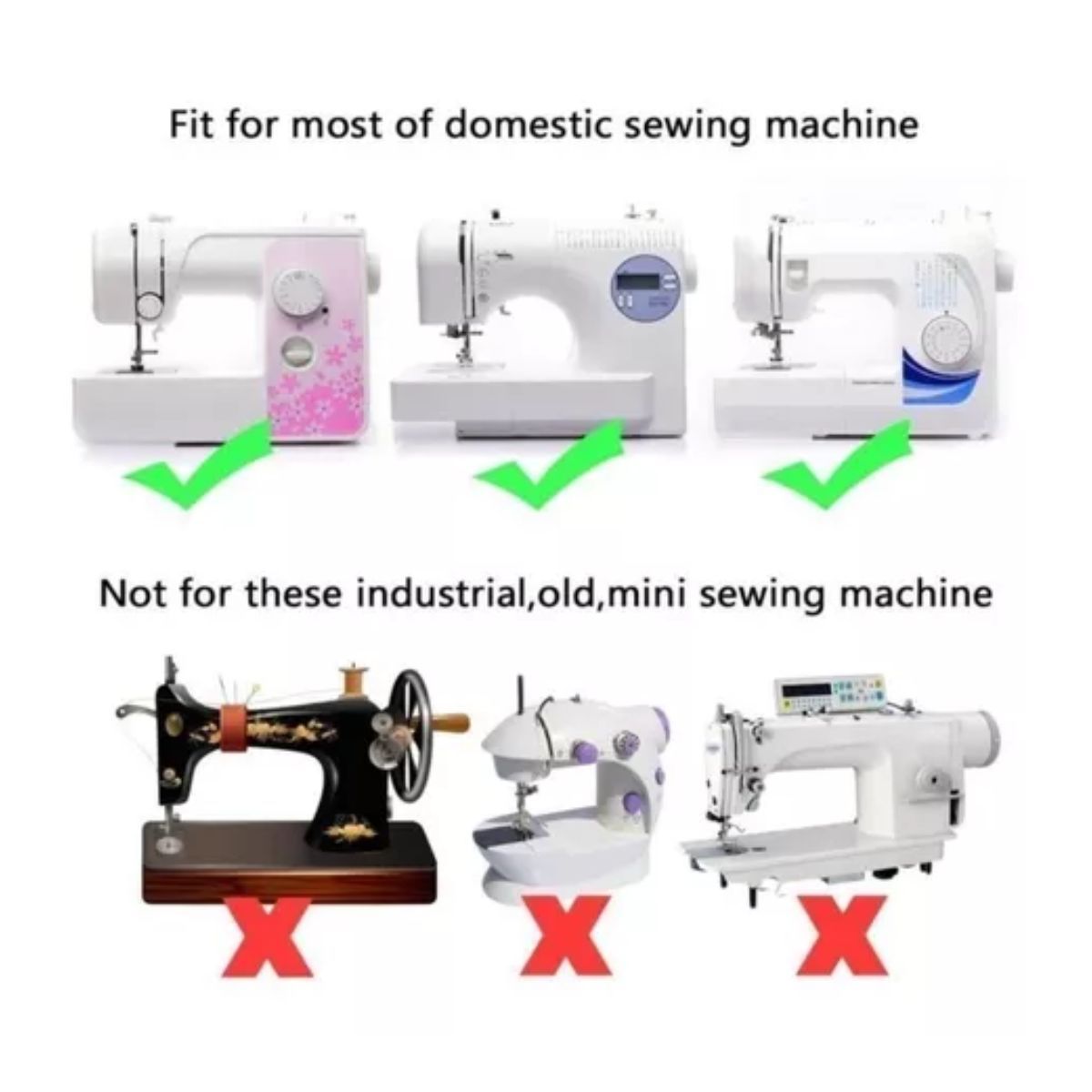 GENERICO - 32 Prensatelas  Accesorios Para Máquinas De Coser Familiar