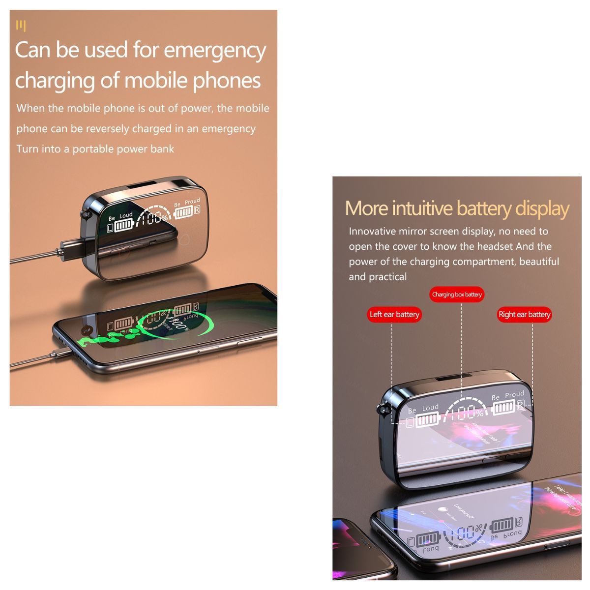 TWS - Audifono Bluetooth M19 Gamer 2023 Hasta 7H Music