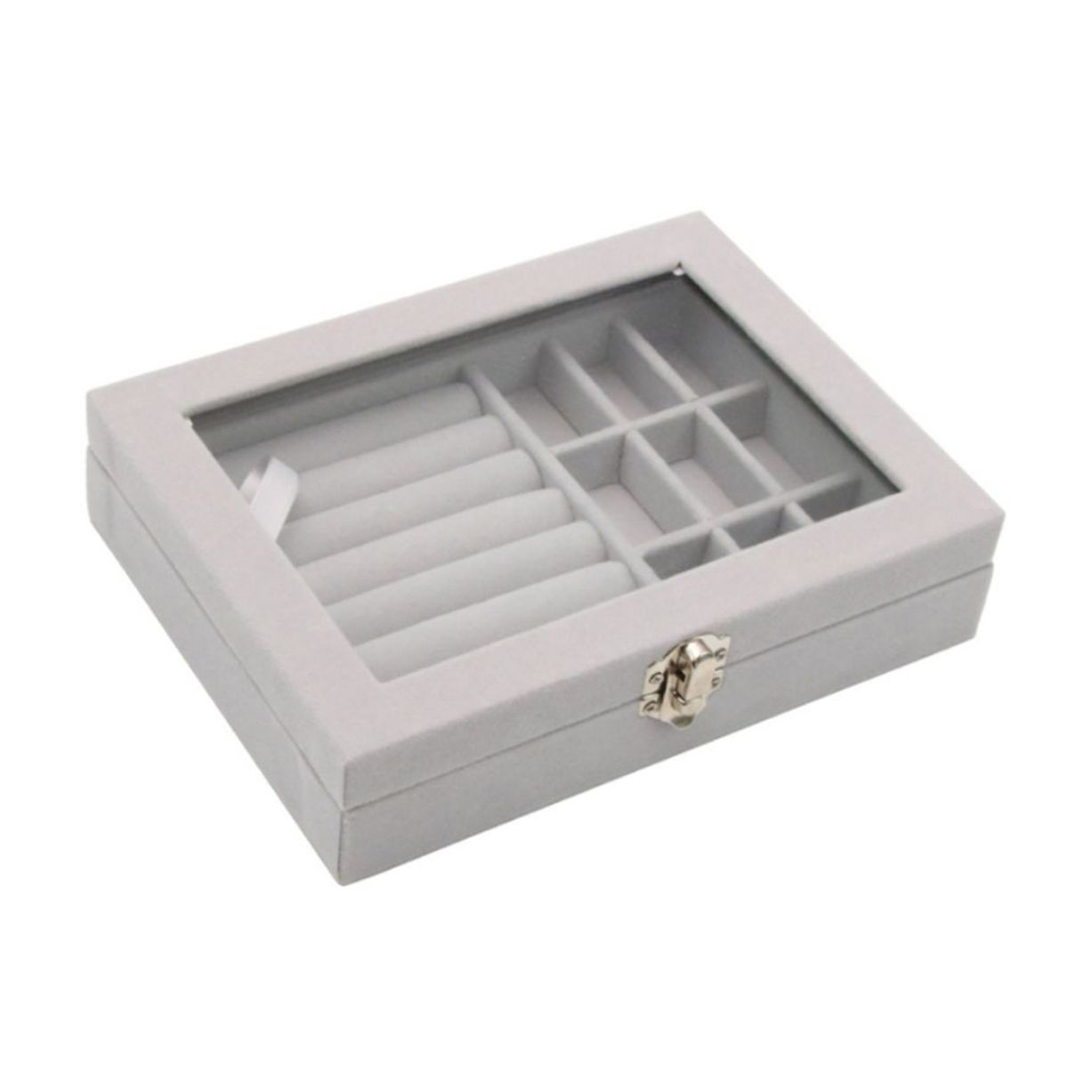 INSPIRA - Joyero Caja Organizadora Portátil Terciopelo