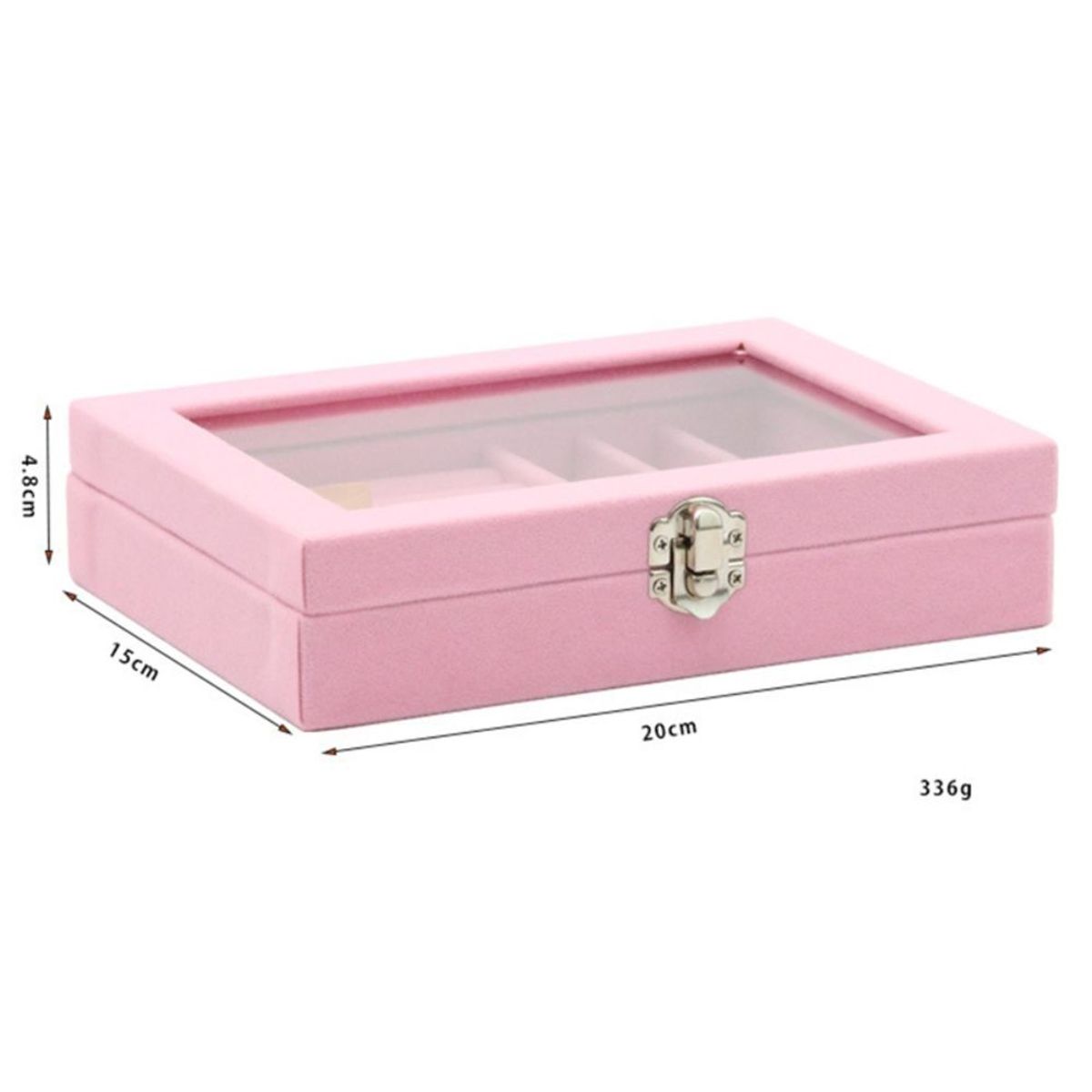 INSPIRA - Joyero Caja Organizadora Portátil Terciopelo