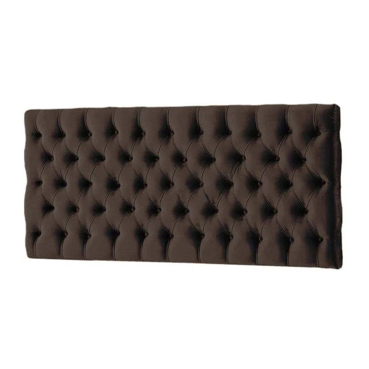 MAVISAC - Cabecera Majestic Mavisac Plaza King Color Chocolate - Tela