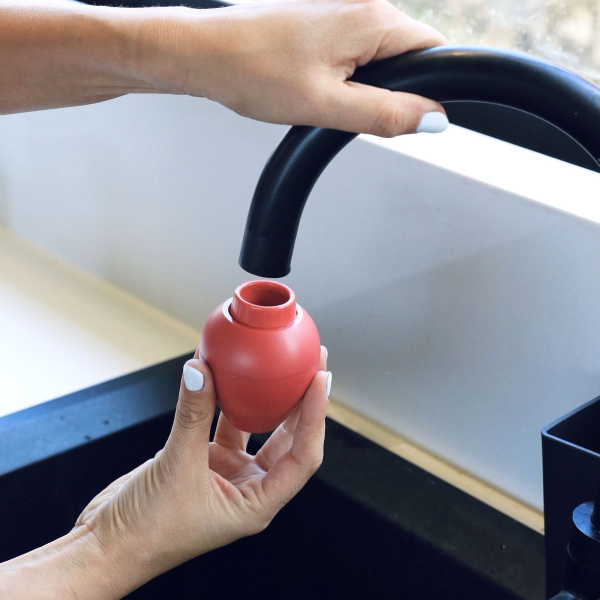 YAKUPURA - Filtro de agua Yakupura para caño de cocina gris