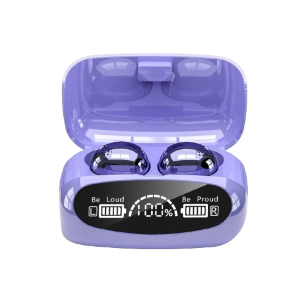 TWS - Audifonos Bluetooth M32 Purpura Hasta 8h Music Continua