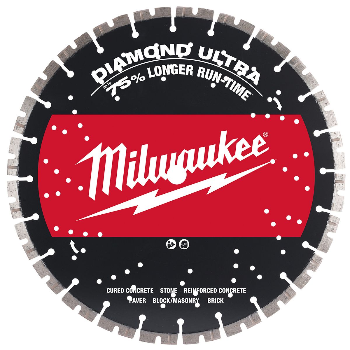 MILWAUKEE - Cuchilla diamantada segmentada 14pulgadas 49-93-7540