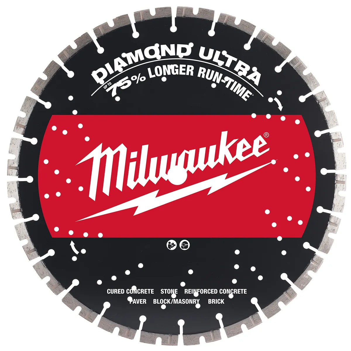 MILWAUKEE - Cuchilla diamantada segmentada 14pulgadas 49-93-7540