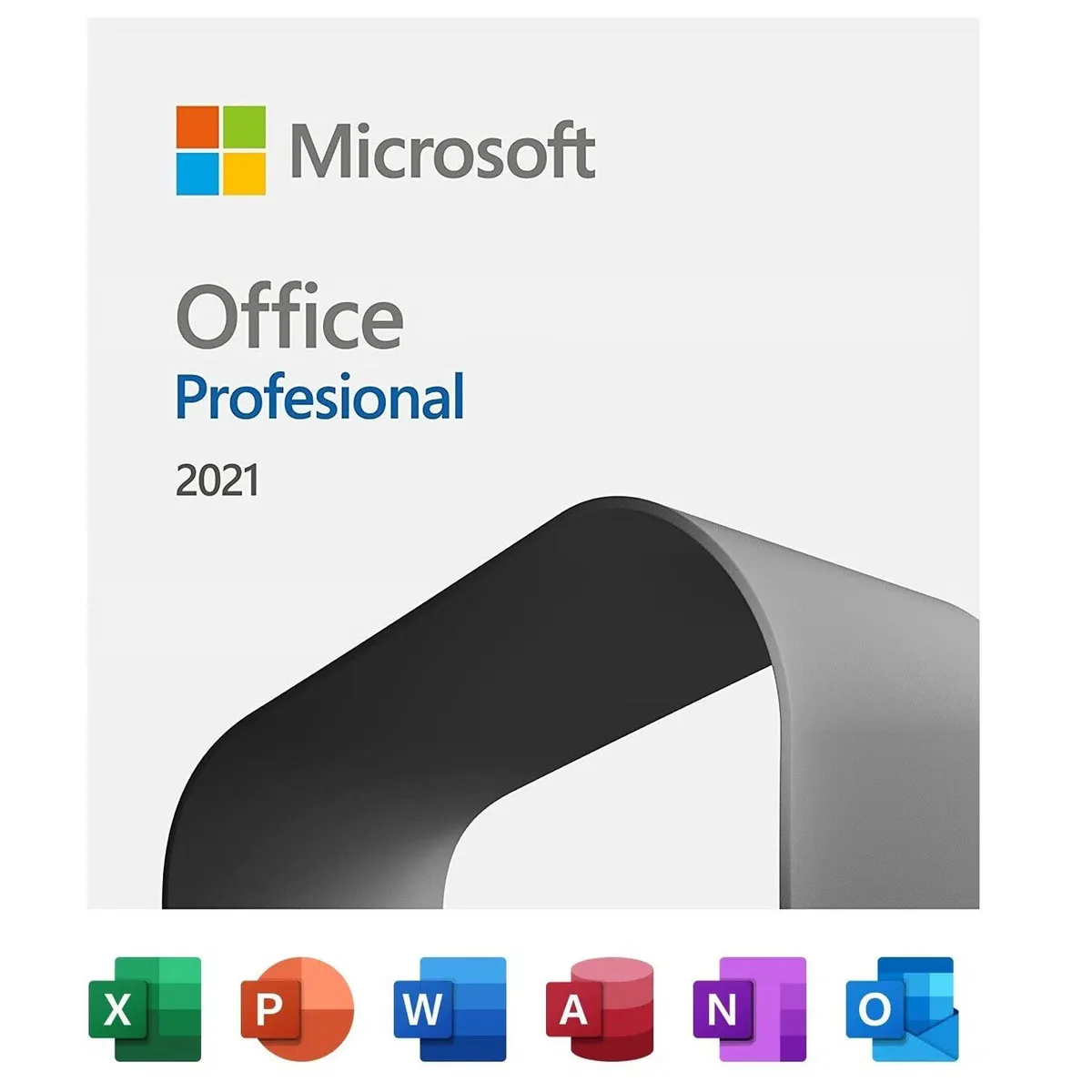MICROSOFT - Licencia Office 2021 Profesional Plus Retail 1 PC Global ESD