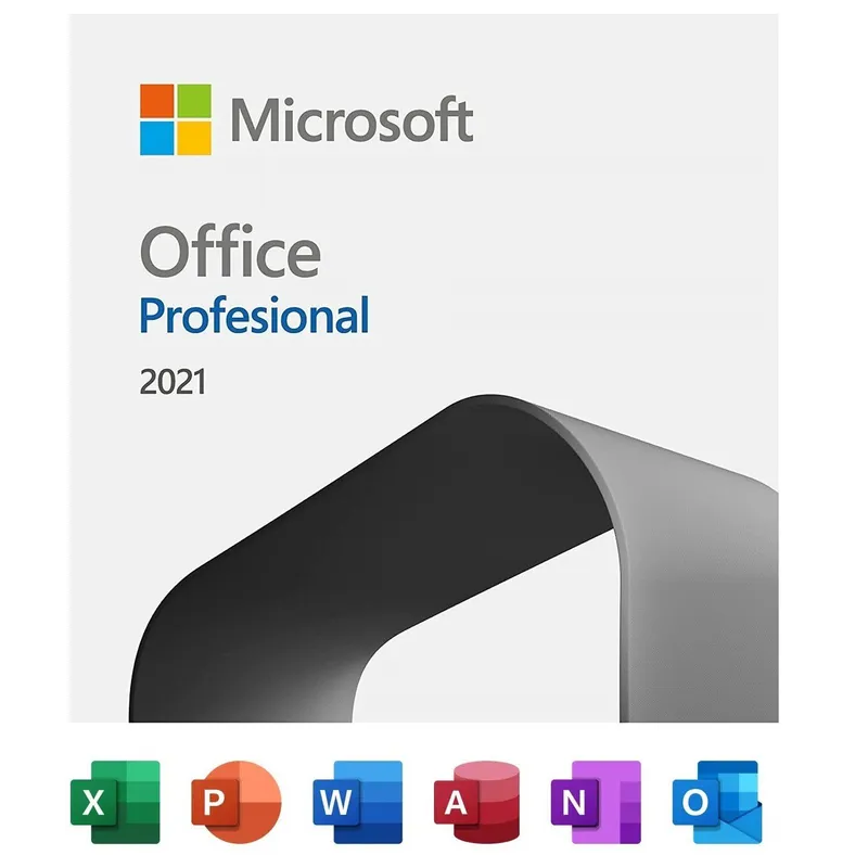 MICROSOFT - Licencia Office 2021 Profesional Plus Retail 1 PC Global ESD