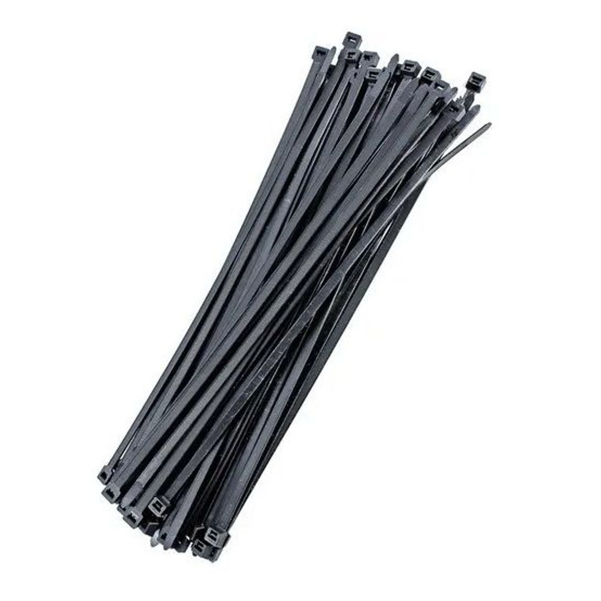 GENERICO - Precinto de Seguridad 200mm X 25mm - Negro