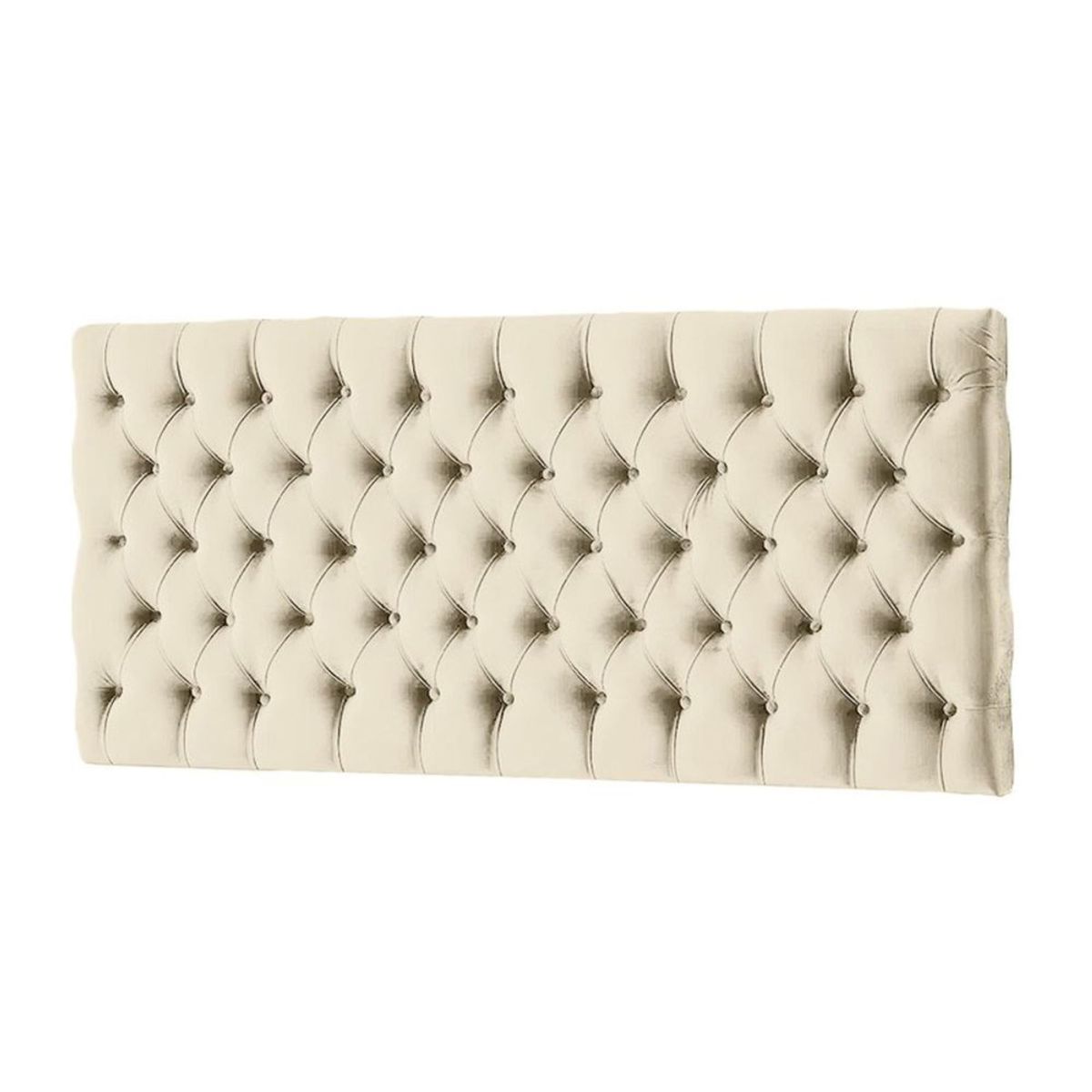 MAVISAC - Cabecera Majestic Mavisac Dos Plazas Color Marfil - Tela