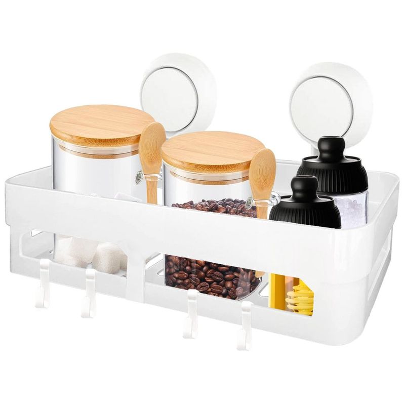 MINARI - Organizador Colgante de Pared Estante de Lavadero con Ganchos B69