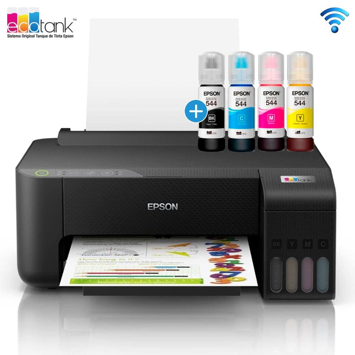 EPSON - Impresora de tinta Epson EcoTank L1250 Imprime  Inalambrica  USB