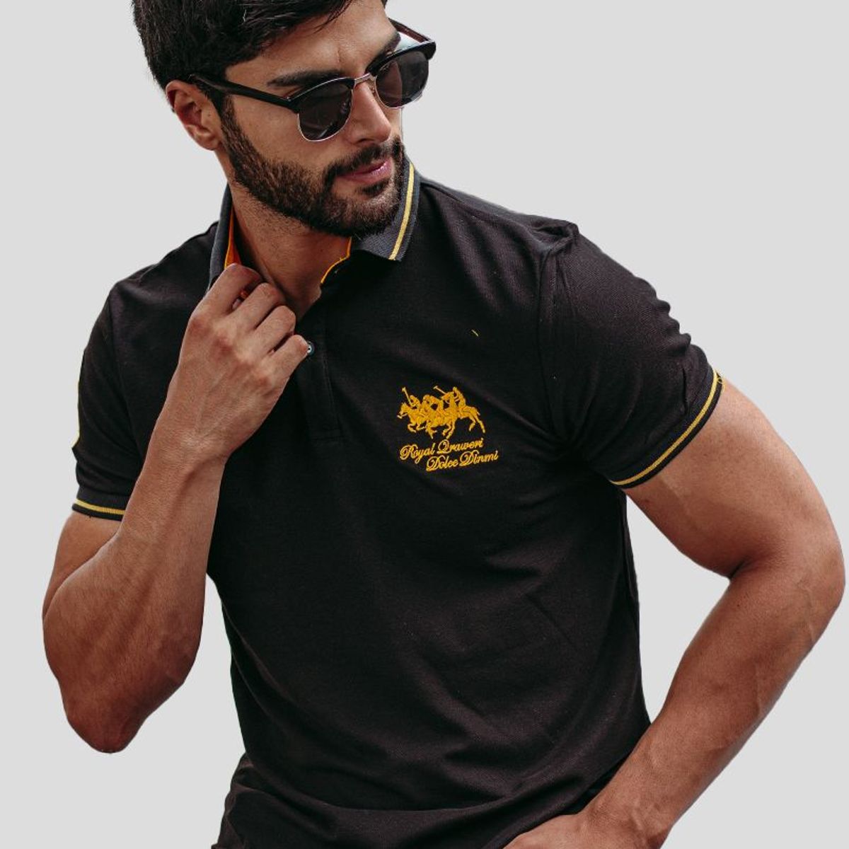 ISAGUE - POLO SLIM FIT PIQUE CABALLO MANGA CORTA HOMBRE ISAGUE 