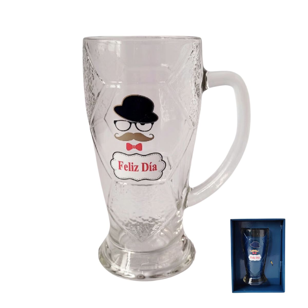 INSPIRA MARKET - Vaso taza Chopp de vidrio eventos especiales