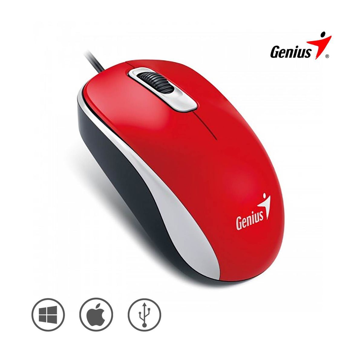 GENIUS - Mouse Genius Dx-110 Red
