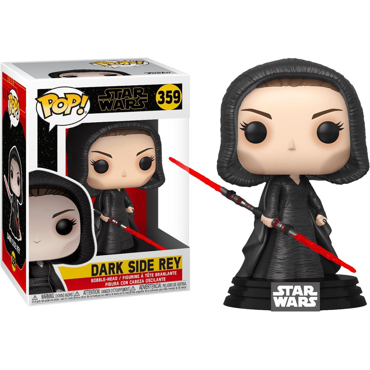 FUNKO - Funko Pop Dark Side Rey - Star Wars The Rise of Skywalker