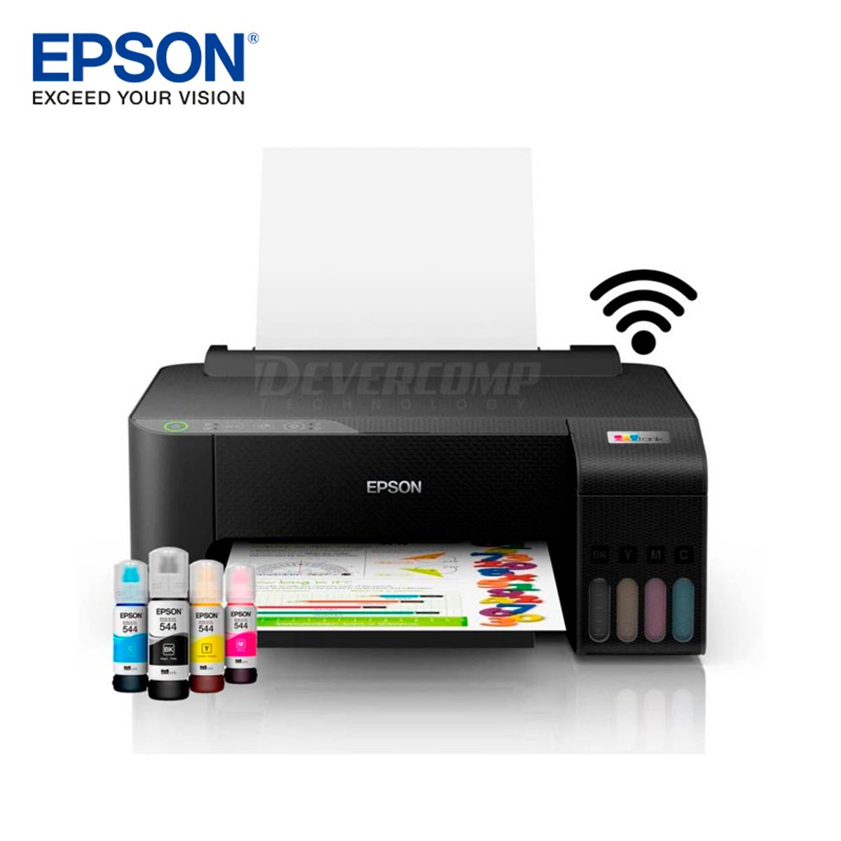 EPSON - Impresora Epson EcoTank L1250 SOLO IMPRIME WIFIUSB alta velocidad
