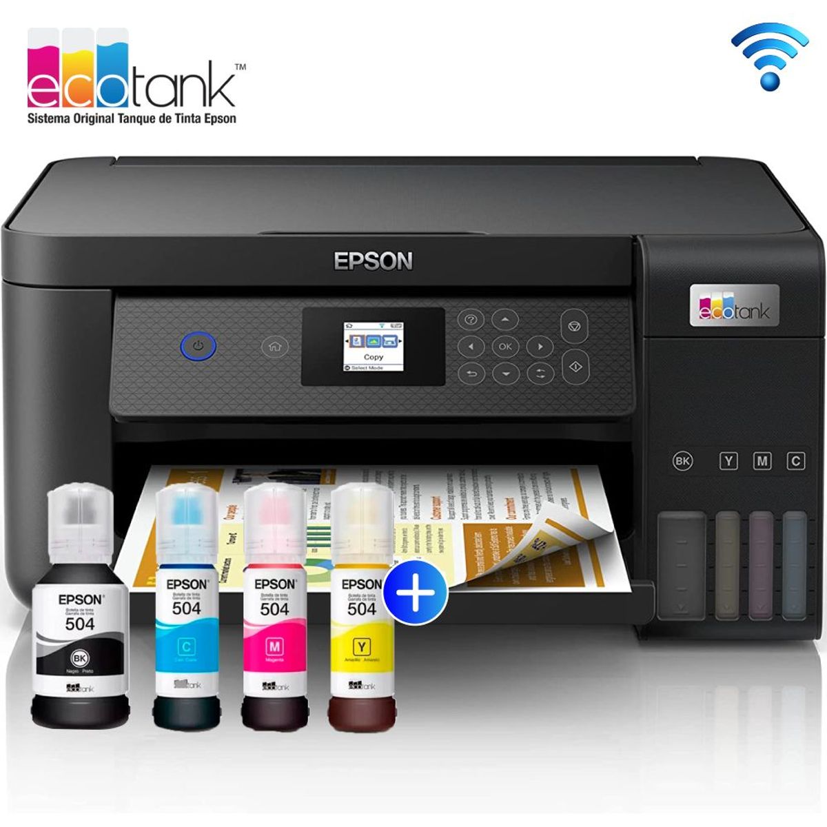 EPSON - Multifuncional de tinta Epson L4260 USB de alta velocidad compatible con USB 20