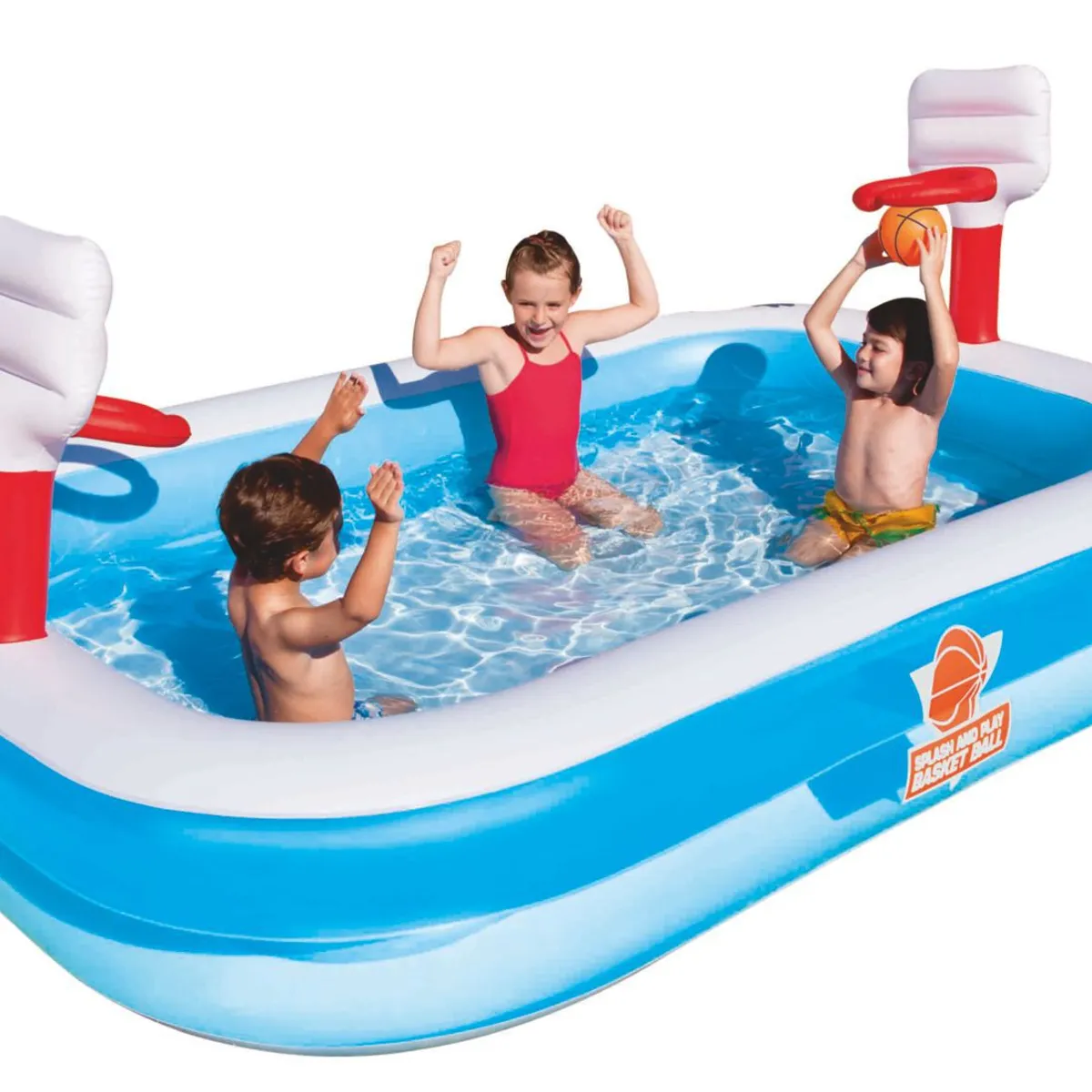 BESTWAY - Piscina Inflable con Juego de baloncesto