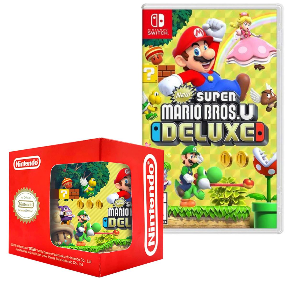 NINTENDO - New super mario bros u deluxe + Taza 2