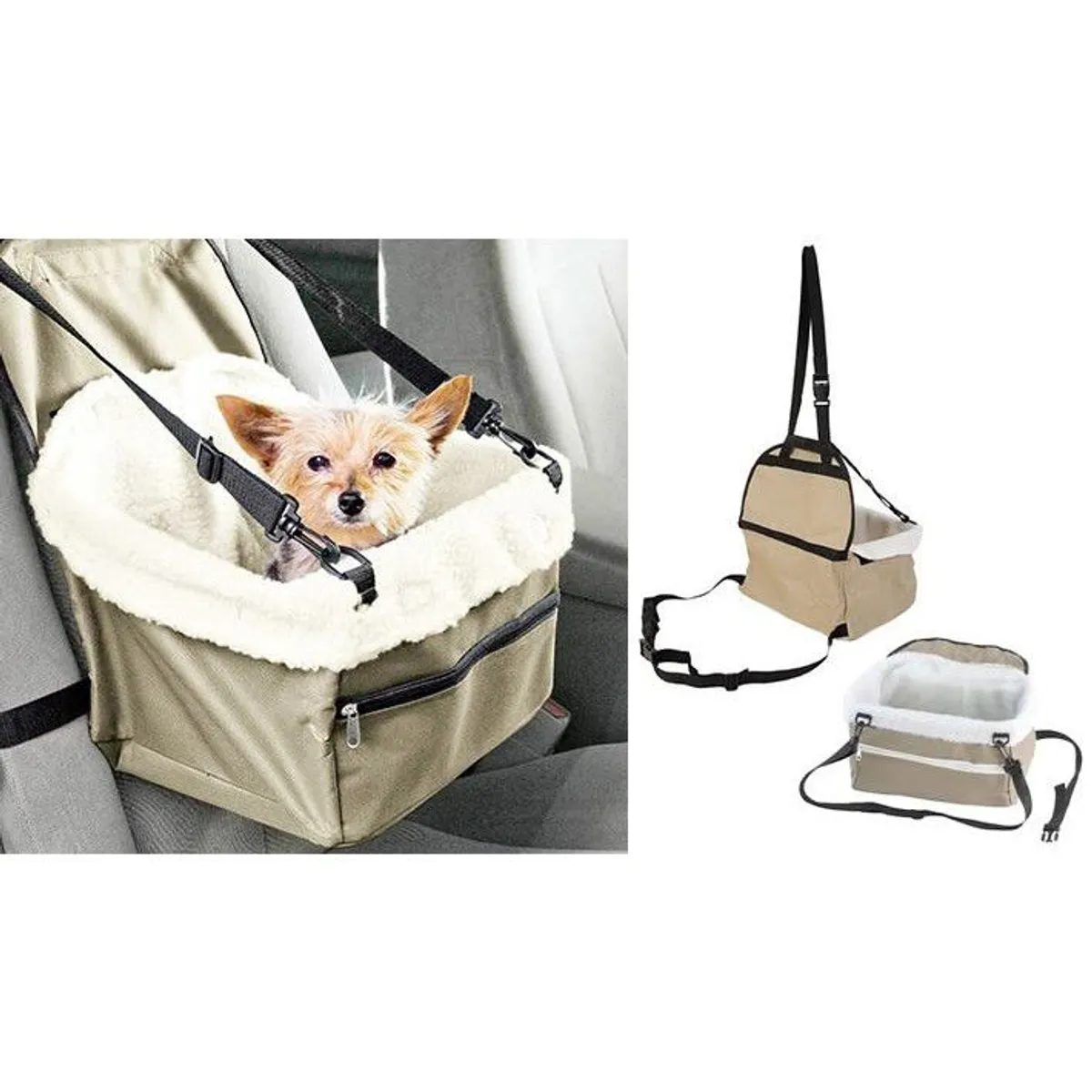 GENERICO - Asiento Cesta Canasta Para Mascota para Auto