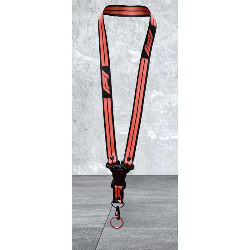GENERICO - Llavero Formula 1 F1 Lanyard Pita Colgador Llaves Negro