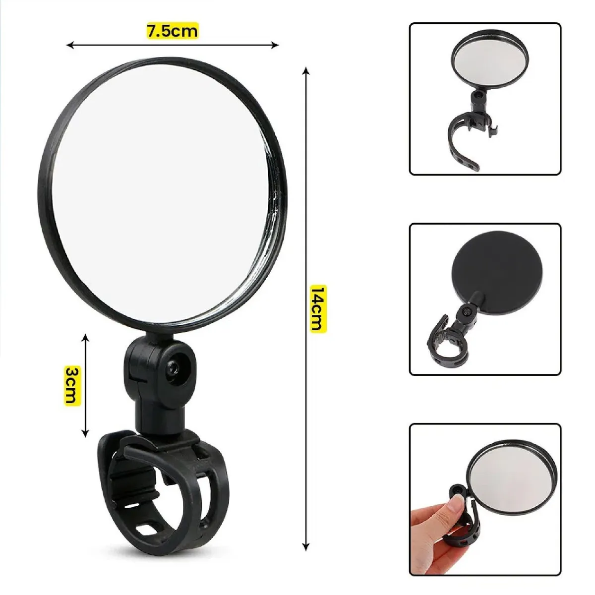 OTTOWARE - Espejo Retrovisor para Bicicleta