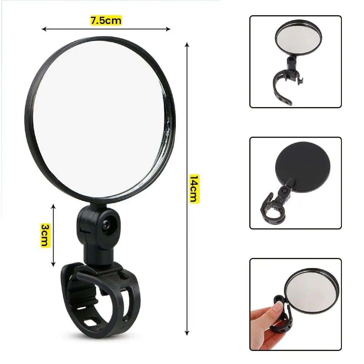 OTTOWARE - Espejo Retrovisor para Bicicleta