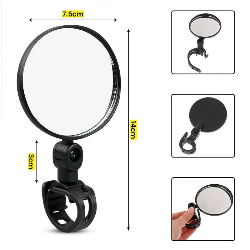 OTTOWARE - Espejo Retrovisor para Bicicleta
