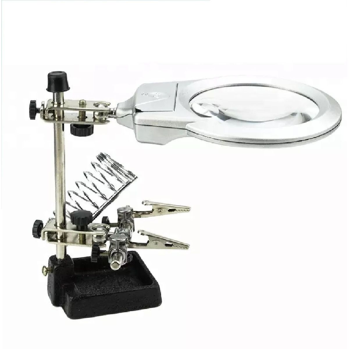 OTTOWARE - Soporte para Soldar con Lupa y Luz V2